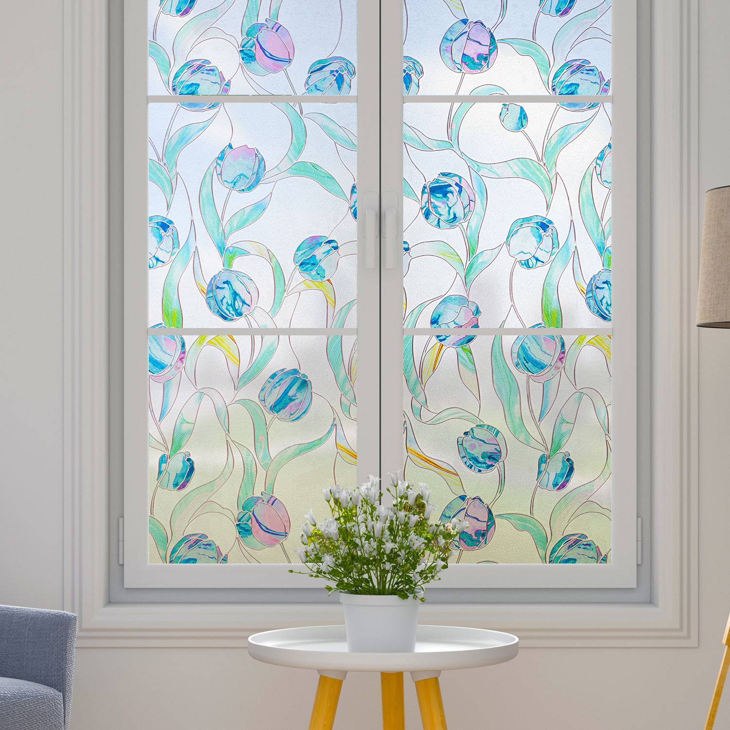 Blue Tulip Window Film